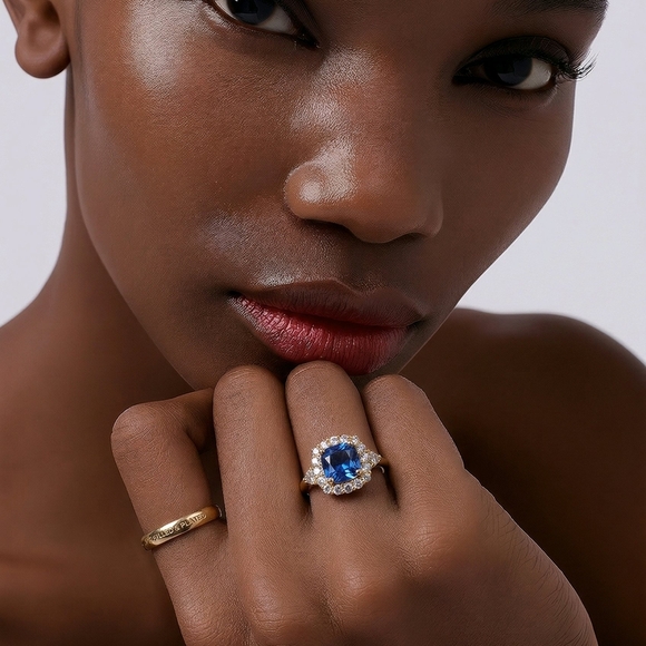 Assorted Women’s Fashion Rings Set in Mixed Colors - Picture 5 of 8